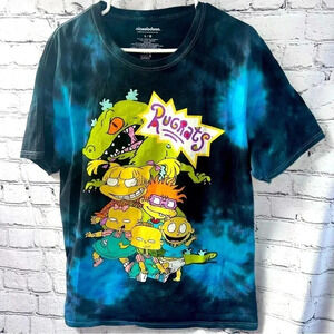 Nickelodeon‎ Rugrats Tie Dye Graphic Short SleeveT-Shirt Size Large